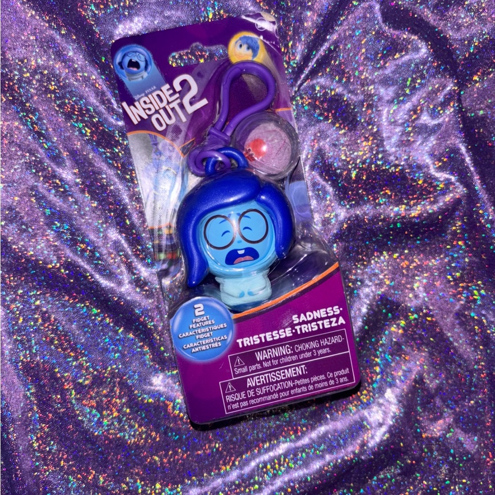 Disney Inside Out Sadness Fidget Keychain